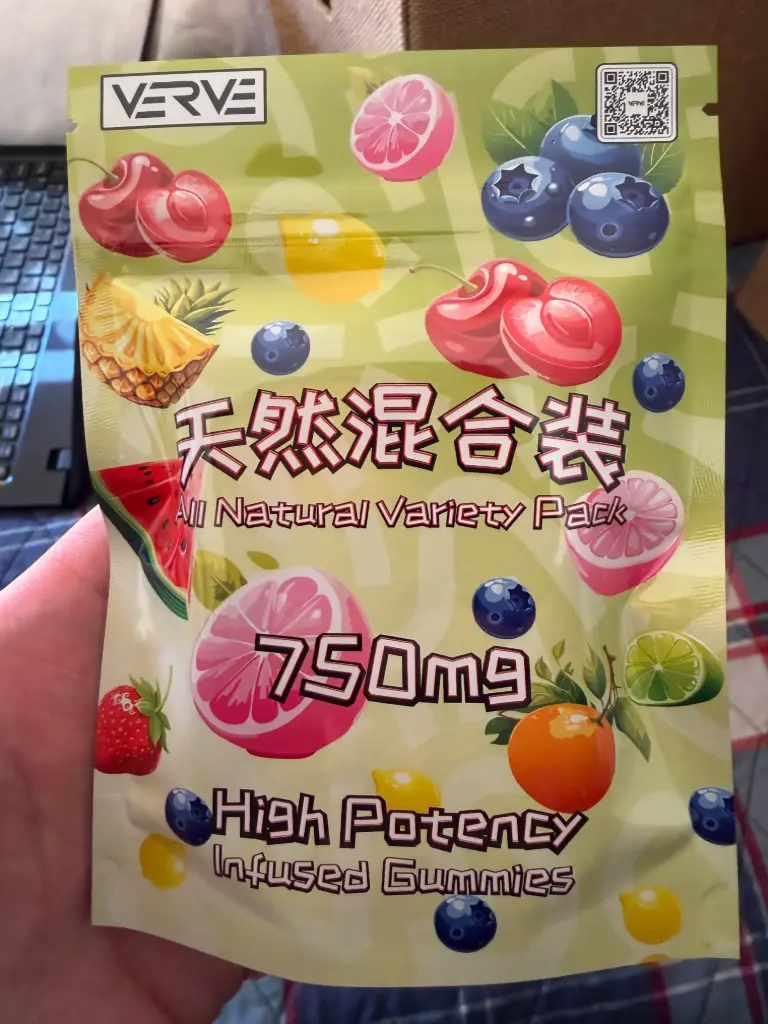 Verve High dose Gummies 750MG (1)