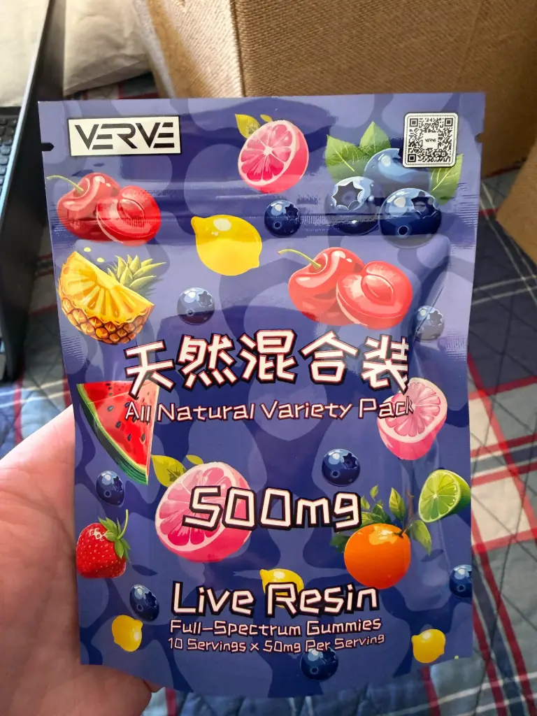 Verve Live Resin Gummies 500mg (1)
